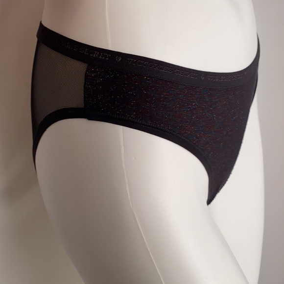 Victoria’s Secret iridescent black bikini panty L - Picture 2 of 11